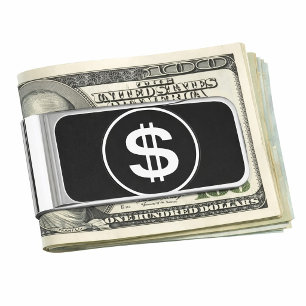 Bold Dollar Sign Money Clip