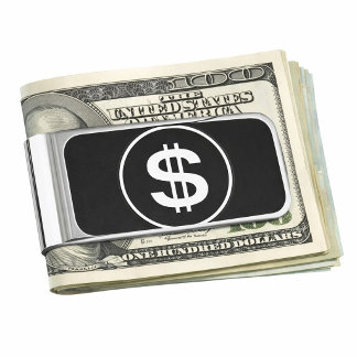 Bold Dollar Sign Money Clip