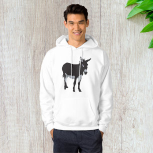 Bold Donkey Silhouette Farm Animal Hoodie