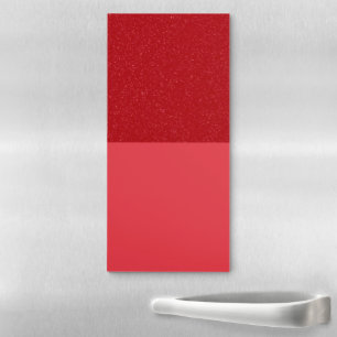 Bold Duo Tomato Red Magnetic Notepad – Customize