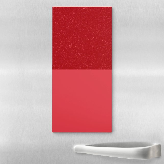Bold Duo Tomato Red Magnetic Notepad – Customize (In Situ)