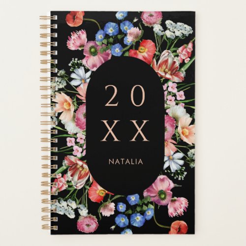 Bold Dutch Master Floral Personalized Planner