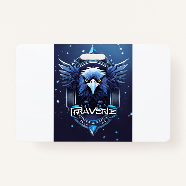 Bold Eagle Logo Badge | Powerful Eagle Head Pin Bu (Front)