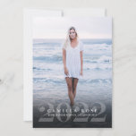Bold Elegance 2022 Graduation Photo Invitation<br><div class="desc">This graduation invitation puts the focus on the graduate's photo. Simple,  modern and bold. Suitable for a high school or college grad.</div>