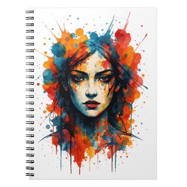 Bold Expressions: Art in Motion Notebook (Front)