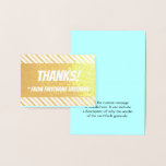[ Thumbnail: Bold & Eye-Catching "Thanks!" Card ]