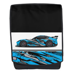 Bold Face Backpack-Sports Car Backpack