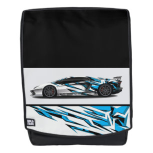 Bold Face Backpack-Sports Car Backpack
