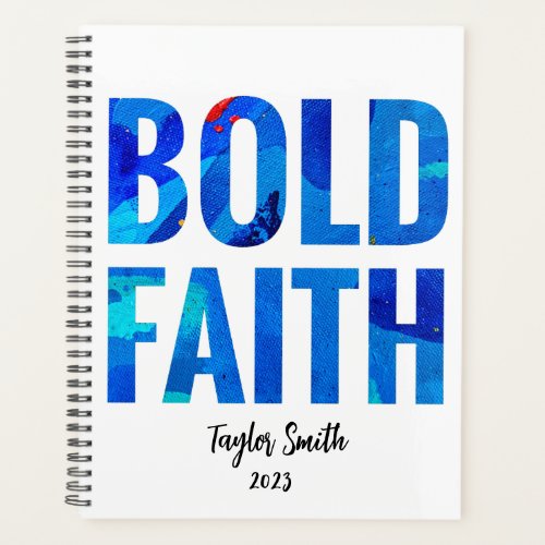 Bold Faith Inspirational Christian Planner