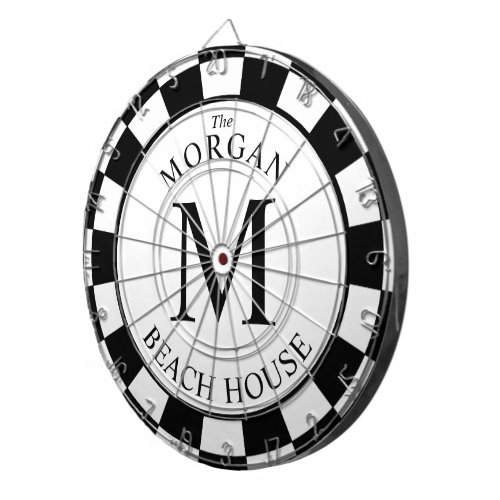 Bold Family Monogram Black | White