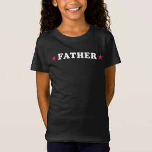 Bold FATHER Lettering T-Shirt