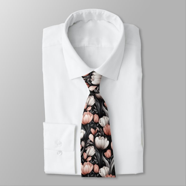 Bold Fathers Day Tulip Neck Tie (Tied)