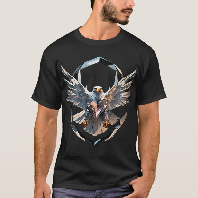 Bold & Fearless: Crystal Eagle Emblem Tees (Front)