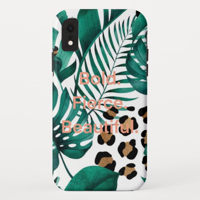Bold. Fierce. Beautiful. Case-Mate iPhone Case (Back)