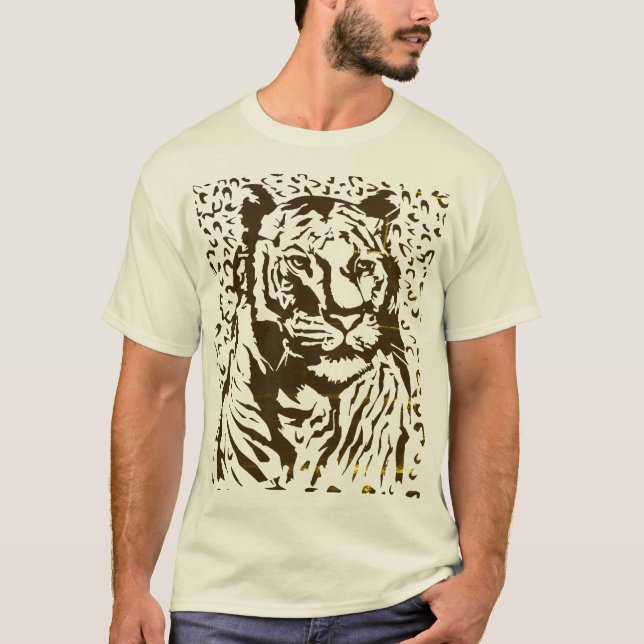  Bold & Fierce Tiger T-Shirt (Front)
