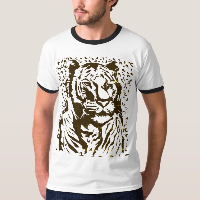  Bold & Fierce Tiger T-Shirt (Front)