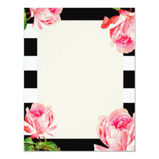 Blank Floral Invitations 9