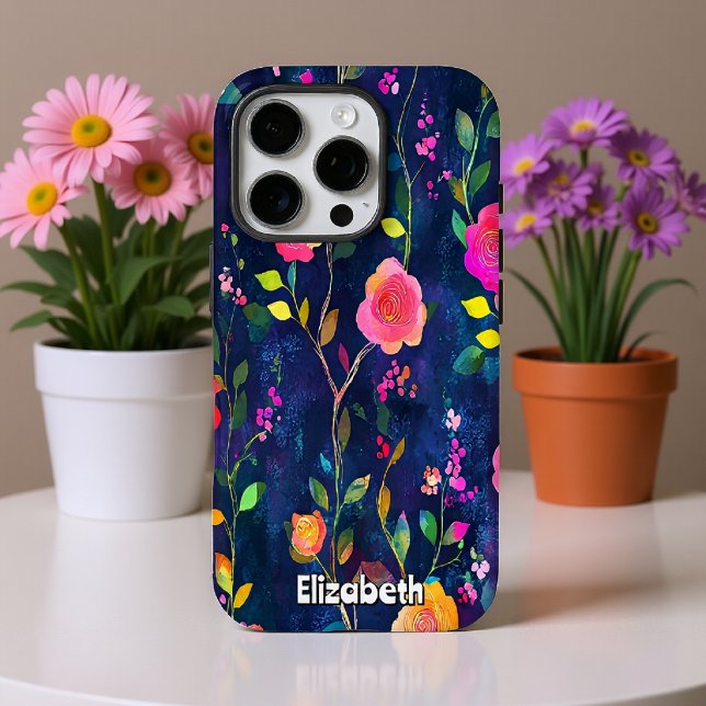 Bold Floral Brushstrokes Case-Mate iPhone Case (Creator Uploaded)