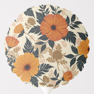 Bold Floral Geometry Balloons