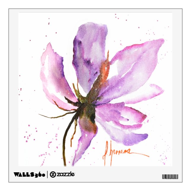 Bold Floral IV Wall Sticker (Front)