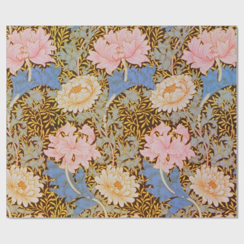 Bold Floral Wm Morris Design Wrapping Paper