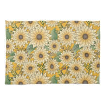 Bold Floral Yellow Sunny Sunflower Garden