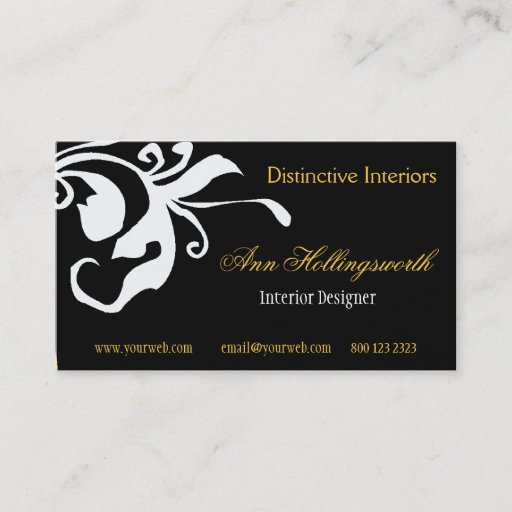 Customizable Summet Time Daylily Business Card Template