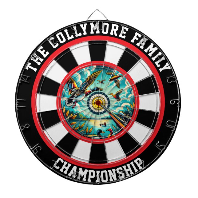 Bold Flying Ducks Target Design Dart Board (Front)