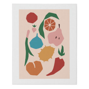 Bold Food Collage – Editable Wall Art