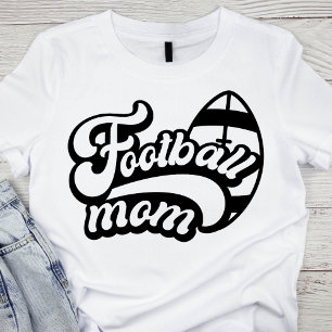 Bold Football Mom T-Shirt