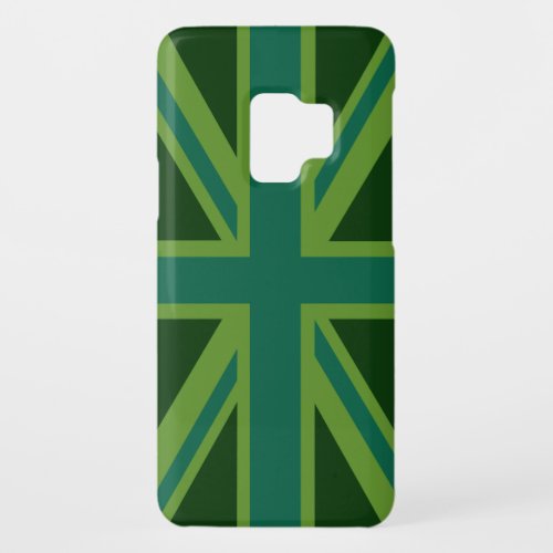 Bold Forest Green Union Jack Case_Mate Samsung Galaxy S9 Case