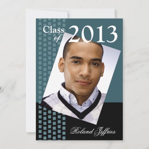 Bold Fresh Class of 2013 Grad Photo Party Invitation