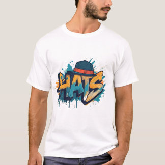 Bold & Fresh: Hip-Hop Hats Collection T-Shirt