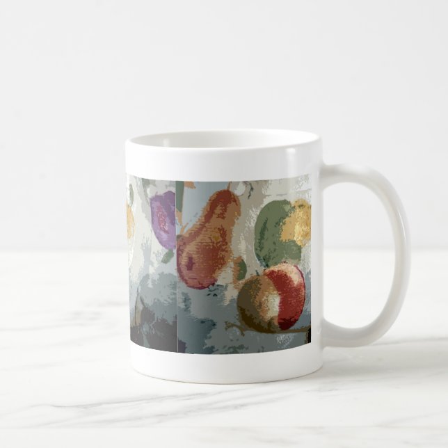 Bold Fruit Abstract #6 Coffee Mug (Right)