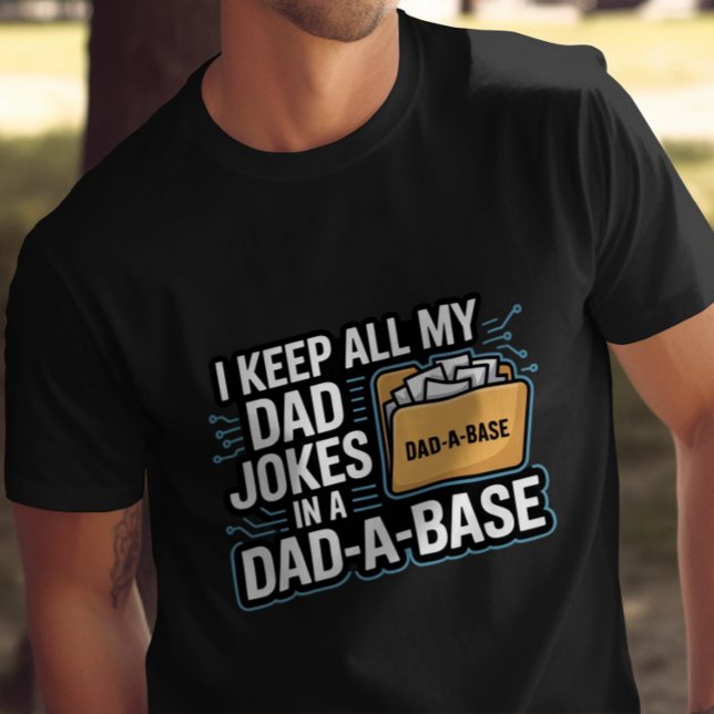 Bold Funny Tech Dad Joke Father's Day T-Shirt (Creator Uploaded)