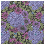 Bold garden florals fabric