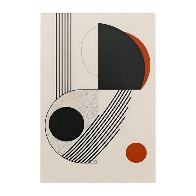 Bold Geometric Abstract Art (Front)