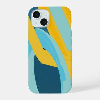 Bold Geometric Abstract iPhone 15 Case
