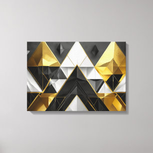 Bold Geometric Elegance Canvas Print