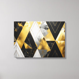 Bold Geometric Elegance Canvas Print