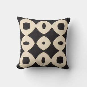 bold geometric pattern boho throw pillow