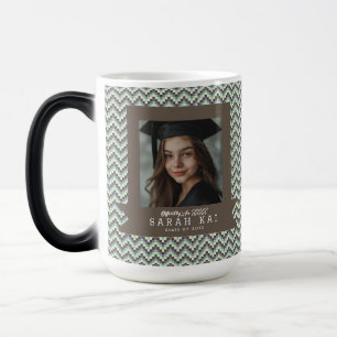 Bold Geometric Pattern Husband Graduation Gift Color Morph Mug