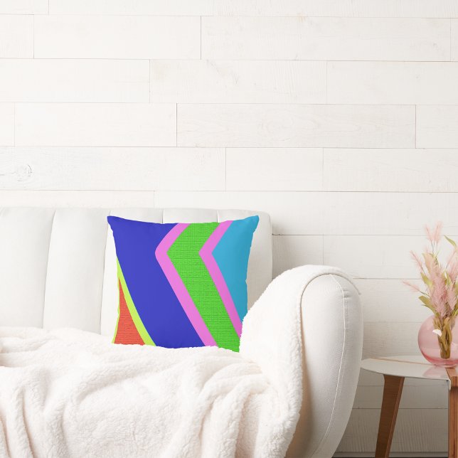 Bold Geometry for the Modern Eye  Throw Pillow (Creator Uploaded)