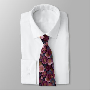 Bold Gifts For Dad Ranunculus Flower Neck Tie