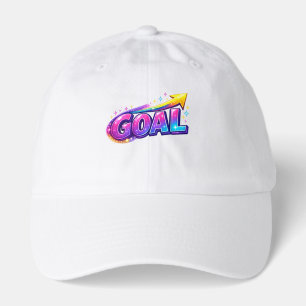 Bold GOAL Motivational Dad Hat for Winners