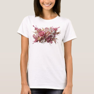 Bold Gold ABSTRACT ART Design T-Shirt