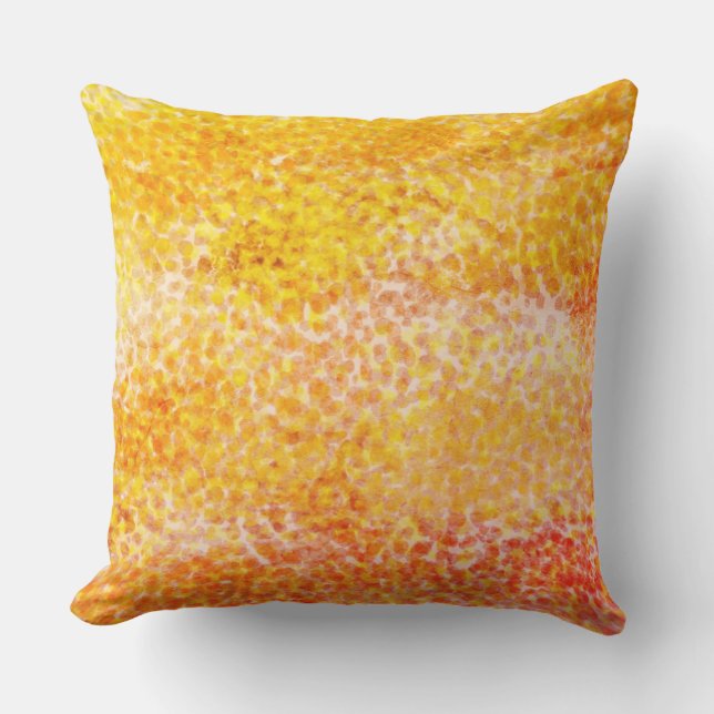 Bold Gold Throw Pillow (Front)