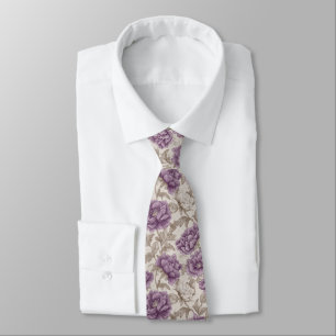Bold Graduation Gifts For Him Peonies Flower Neck Tie