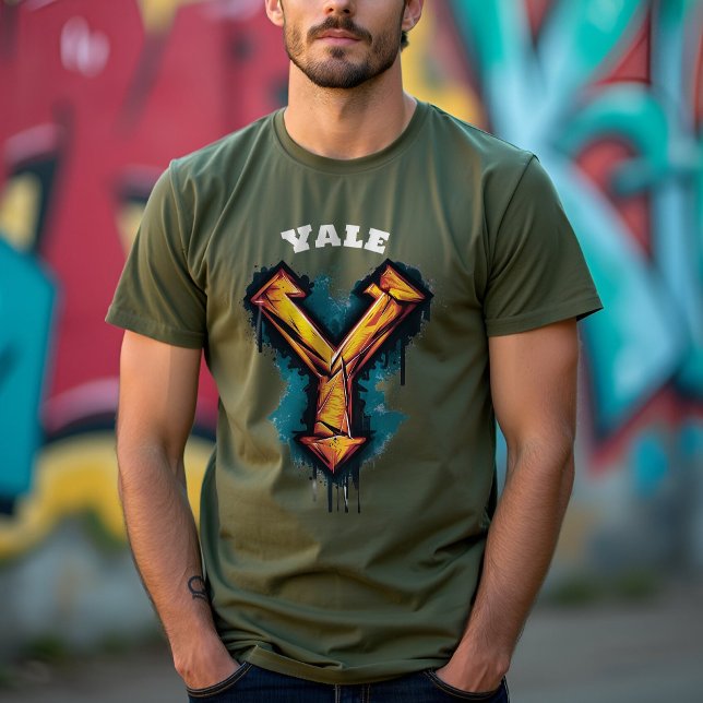 Bold Graffiti Monogram "Y" Customizable T-Shirt (Creator Uploaded)