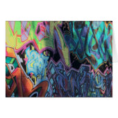 bold grafitti print card (Front Horizontal)